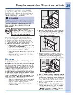 Preview for 29 page of Electrolux EI23BC35KS (French) Guide D'Utilisation Et D'Entretien