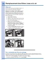 Preview for 30 page of Electrolux EI23BC35KS (French) Guide D'Utilisation Et D'Entretien