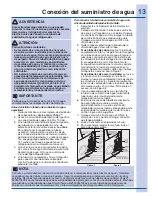 Предварительный просмотр 13 страницы Electrolux EI23BC36I S (French) Utilisation Et L'Entretien