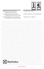 Preview for 1 page of Electrolux EI23BC37SS4 Use And Care Manual