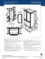 Preview for 2 page of Electrolux EI23BC51IS - 23" IQ-TouchTM Control Product Specifications