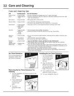 Preview for 32 page of Electrolux EI23BC56IB9 Use & Care Manual