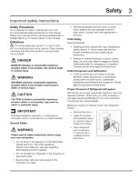 Preview for 3 page of Electrolux EI23BC56IW - 22.6 cu. Ft Use And Care Manual