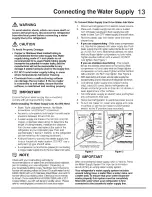 Preview for 13 page of Electrolux EI23BC56IW - 22.6 cu. Ft Use And Care Manual