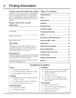 Preview for 2 page of Electrolux EI23BC65KS3 Use And Care Manual