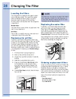 Preview for 28 page of Electrolux EI23BC80KS Use & Care Manual