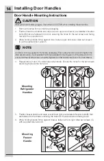 Preview for 14 page of Electrolux EI23BC82SS Use And Care Manual