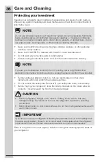 Preview for 36 page of Electrolux EI23BC82SS Use And Care Manual