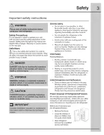 Preview for 3 page of Electrolux EI23CS35KB0 Use & Care Manual