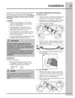 Preview for 5 page of Electrolux EI23CS35KB0 Use & Care Manual