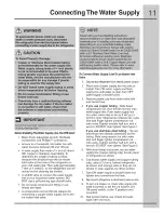 Preview for 11 page of Electrolux EI23CS35KB0 Use & Care Manual