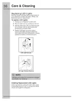 Preview for 36 page of Electrolux EI23CS35KB0 Use & Care Manual