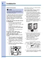 Preview for 6 page of Electrolux EI23CS35KS (Spanish) Guía De Uso Y Cuidado