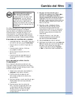 Preview for 31 page of Electrolux EI23CS35KS (Spanish) Guía De Uso Y Cuidado