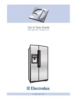 Preview for 1 page of Electrolux EI23CS55GB - 22.5 cu. Ft Use And Care Manual