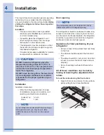 Preview for 4 page of Electrolux EI23CS55GB - 22.5 cu. Ft Use And Care Manual