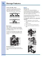 Preview for 16 page of Electrolux EI23CS55GB - 22.5 cu. Ft Use And Care Manual