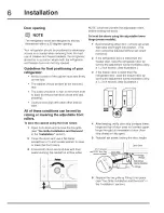 Предварительный просмотр 6 страницы Electrolux EI23CS55GB8 Use & Care Manual