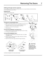 Предварительный просмотр 7 страницы Electrolux EI23CS55GB8 Use & Care Manual