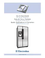 Предварительный просмотр 1 страницы Electrolux EI23CS55GS - 22.5 cu. ft. Refrigerator (French) Manual D'Utilisation