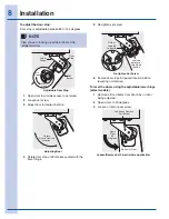 Предварительный просмотр 8 страницы Electrolux EI23CS55GS1 Use & Care Manual