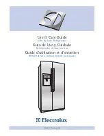 Electrolux EI23SS55 Use And Care Manual preview