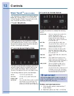 Preview for 12 page of Electrolux EI23SS55 Use And Care Manual