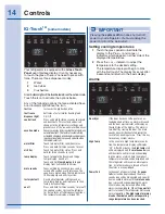 Preview for 14 page of Electrolux EI23SS55 Use And Care Manual