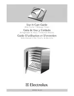 Preview for 1 page of Electrolux EI24BC65GS1 Use & Care Manual