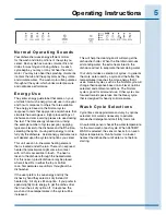 Preview for 5 page of Electrolux EI24CD35RS Use And Care Manual