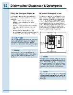 Preview for 12 page of Electrolux EI24CD35RS Use And Care Manual