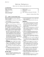 Preview for 2 page of Electrolux EI24EW15KS User Manual