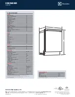 Предварительный просмотр 2 страницы Electrolux EI24ID50QS Dimensions And Specifications