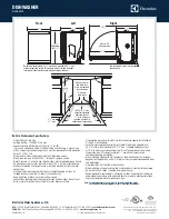 Предварительный просмотр 3 страницы Electrolux EI24ID50QS Dimensions And Specifications