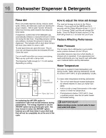 Предварительный просмотр 16 страницы Electrolux ei24id50qs0b Use And Care Manual