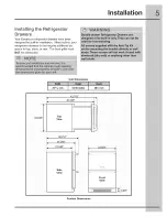 Предварительный просмотр 5 страницы Electrolux EI24RD65HS1 Use & Care Manual