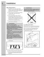 Предварительный просмотр 6 страницы Electrolux EI24RD65HS1 Use & Care Manual