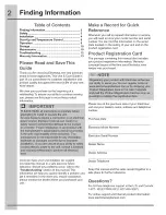 Preview for 2 page of Electrolux EI24WC75HS0 Use & Care Manual