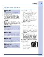 Предварительный просмотр 3 страницы Electrolux EI26SS30J S Use And Care Manual