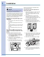 Предварительный просмотр 6 страницы Electrolux EI26SS30J S Use And Care Manual