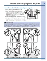 Preview for 9 page of Electrolux EI26SS30JS (French) Guide D'Utilisation Et D'Entretien