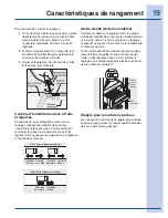 Preview for 19 page of Electrolux EI26SS30JS (French) Guide D'Utilisation Et D'Entretien