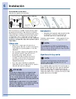 Предварительный просмотр 6 страницы Electrolux EI27BS16J S (Spanish) Guia De Uso Y Cuidado