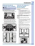 Предварительный просмотр 7 страницы Electrolux EI27BS16J S (Spanish) Guia De Uso Y Cuidado