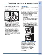 Предварительный просмотр 25 страницы Electrolux EI27BS16J S (Spanish) Guia De Uso Y Cuidado