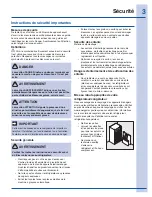 Preview for 3 page of Electrolux EI27BS26J S (French) Manual D’Utilisation Et D’Entretien