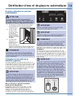 Preview for 19 page of Electrolux EI27BS26J S (French) Manual D’Utilisation Et D’Entretien