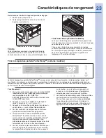 Preview for 23 page of Electrolux EI27BS26J S (French) Manual D’Utilisation Et D’Entretien