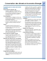 Preview for 27 page of Electrolux EI27BS26J S (French) Manual D’Utilisation Et D’Entretien