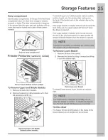 Preview for 25 page of Electrolux EI27BS26JB0 Use & Care Manual